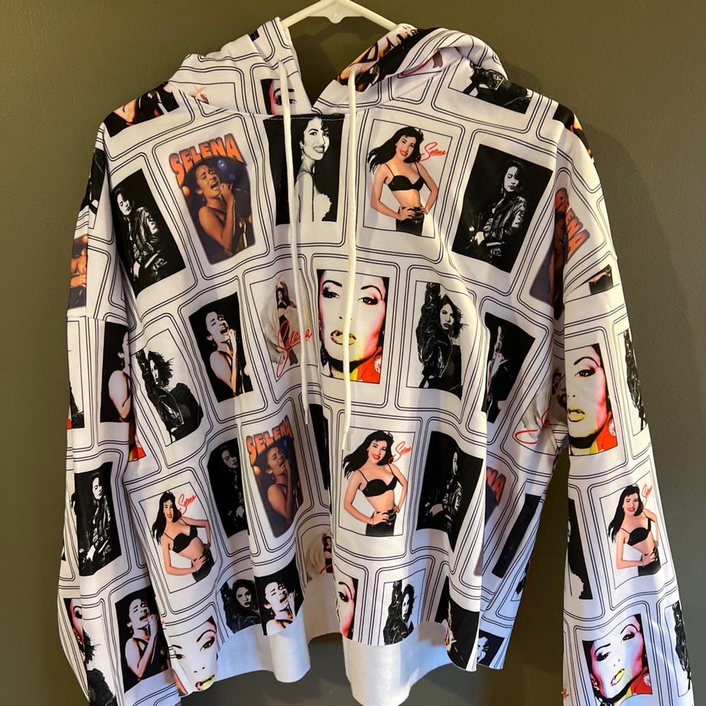 official Selena cropped hoodie